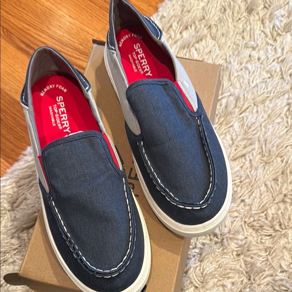 Sperry boy’s Blue Slip-On Shoes